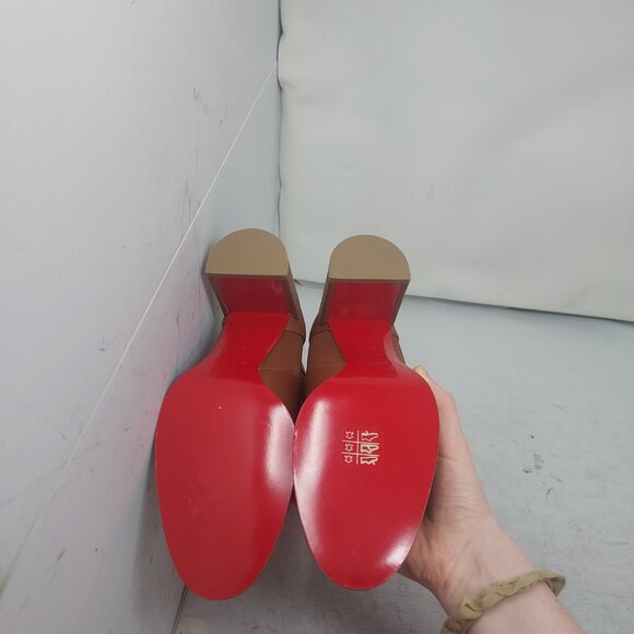 Christian Louboutin Brown Leather CL Chelsea Heel Boot - Picture 2 of 12